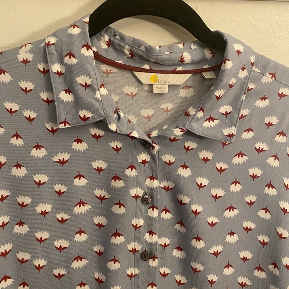 Boden beautiful blouse, like new, floral pattern - Picture 4 of 16